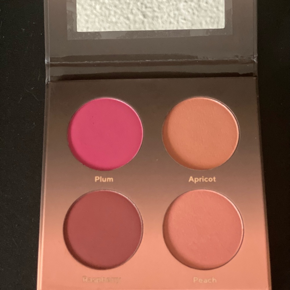 Purple and Orange Blush Palette Makeup